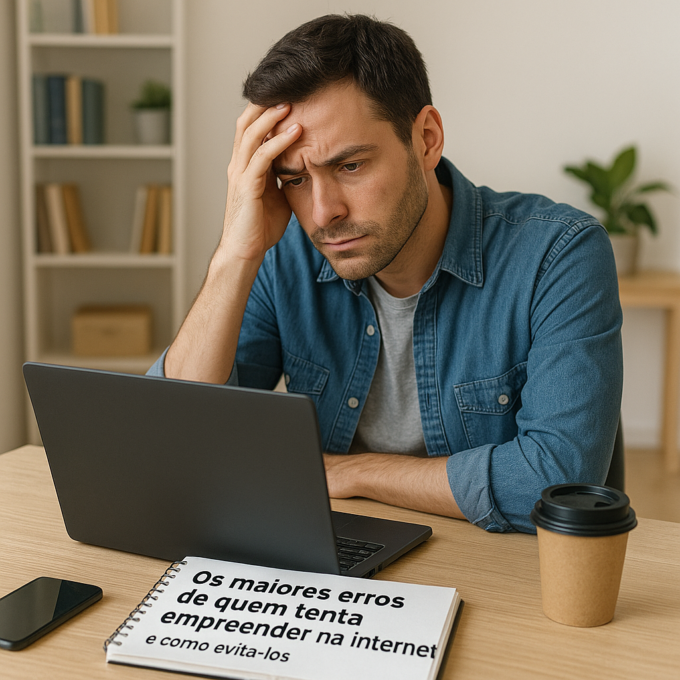 Os maiores erros de quem tenta empreender na internet e como evita los